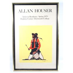 Signed Allan Houser Dartmouth Poster c. 1979