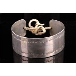 Navajo First Phase Silver Trade Bracelet 19th C.