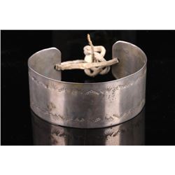 Navajo First Phase Silver Trade Bracelet 19th C.