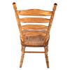 Image 12 : American Slat-Back Shaker Style Solid Oak Chairs 6