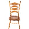 Image 8 : American Slat-Back Shaker Style Solid Oak Chairs 6
