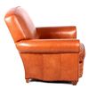 Image 5 : Edward H. Bohlin Leather Chair With Ottoman