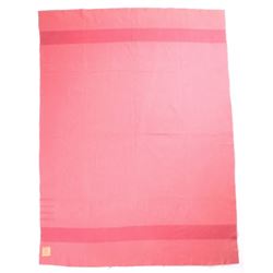 RARE Hudson's Bay Rose Tone 4-Point Wool Blanket