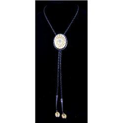 Navajo Mother of Pearl Bolo Tie EXCELLENT