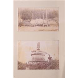 Haida Indians Original Photograph in Kasaan 1800's