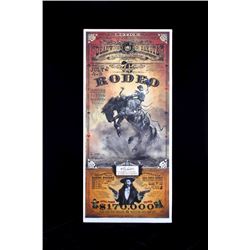 Deadwood South Dakota Rodeo Poster Bob Coronato