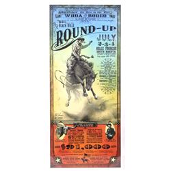 Black Hills Round-up Rodeo Poster Bob Coronato