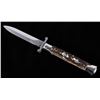 Image 1 : AKC Italian Stag Horn Stiletto Switchblade Knife