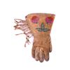 Image 2 : Crow Floral Beaded Gauntlet Gloves c. 1900