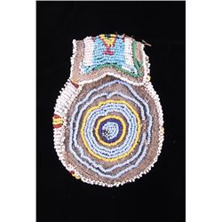 Sioux Fully Beaded Medicine Pouch c. 1890-1900