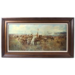 Charlie Russell G-Clay on Canvas Circa 1912