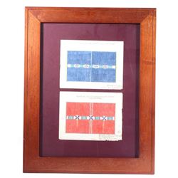 Soiux and Umatillo Ledger Art c. 1916