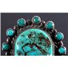 Image 4 : Navajo Sterling Silver Turquoise Nugget Ring