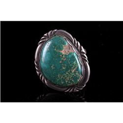 Old Pawn Pilot Mountain Turquoise Ring