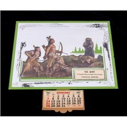 1951 The Mint Livingston MT Vintage Calendar