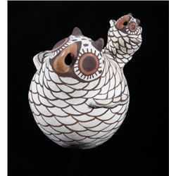 Zuni Polychrome Pottery Owl Figure Effigy c. 1900-