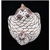 Image 4 : Zuni Polychrome Pottery Owl Figure Effigy c. 1900-