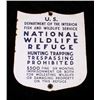 Image 1 : U.S. Fish & Wildlife Service Porcelain Enamel Sign