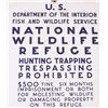 Image 2 : U.S. Fish & Wildlife Service Porcelain Enamel Sign