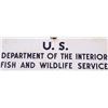 Image 3 : U.S. Fish & Wildlife Service Porcelain Enamel Sign
