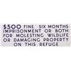 Image 6 : U.S. Fish & Wildlife Service Porcelain Enamel Sign