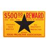 Image 1 : Texas Protective Association Reward Sign