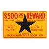 Image 2 : Texas Protective Association Reward Sign