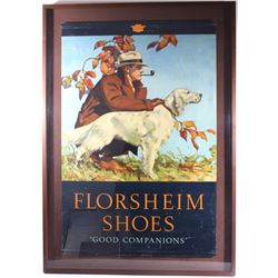 Early 1900's Florsheim Shoe Advertising Lithograph