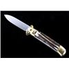 Image 1 : AKC Italian Stag Horn Switchblade Knife