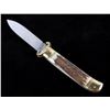 Image 2 : AKC Italian Stag Horn Switchblade Knife