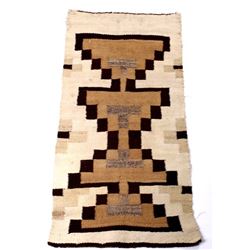 Navajo Crystal Pattern Hand Woven Rug