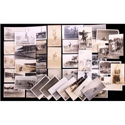 Early Rodeo Cowboy Real Photograph Postcards (43)