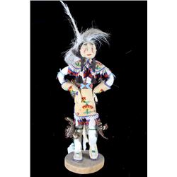 Shoshone Beaded Hide Doll circa 1920's