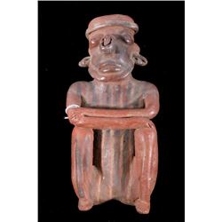 Rare Mayan Pottery Human Effigy Figure c. 500 A.D.