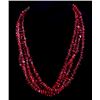 Image 1 : Multistrand Branch Coral and Heshe Bead Necklace