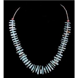 Native American Turquoise Discoidal Necklace