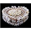 Image 1 : African Ivory Coast Cowrie Shell Tribal Crown