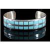 Image 1 : Navajo Sterling Silver & Turquoise Bracelet