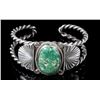 Image 2 : Navajo Turquoise and Sterling Silver Bracelet