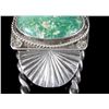 Image 4 : Navajo Turquoise and Sterling Silver Bracelet