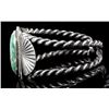 Image 7 : Navajo Turquoise and Sterling Silver Bracelet
