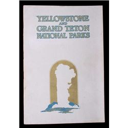 Yellowstone & Teton Park Union Pacific R.R. Advert