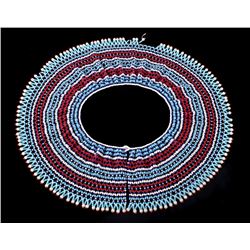 Sioux Fully Beaded Women's Seed Bead Collar C.1950