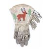 Image 3 : Crow Native American Beaded Gauntlet Gloves