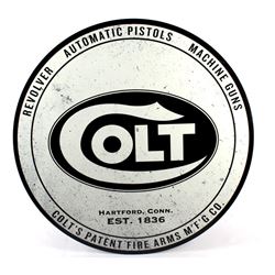 Colt Firearms Advertising Sign