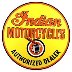 Indian Motorcycle "Dealer" Advertising Sign
