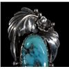 Image 7 : Navajo Turquoise Sterling Silver Bracelet and Ring