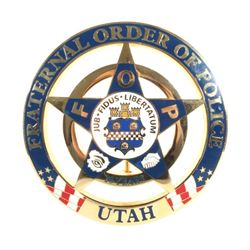 Utah Fraternal Order of Police 20 Years Badge