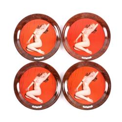 1950's Marilyn Monroe Nude Tip Tray Collection