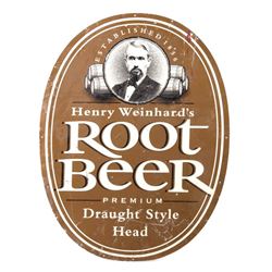 Vintage Henry Weinhard Root Beer Advertising Sign